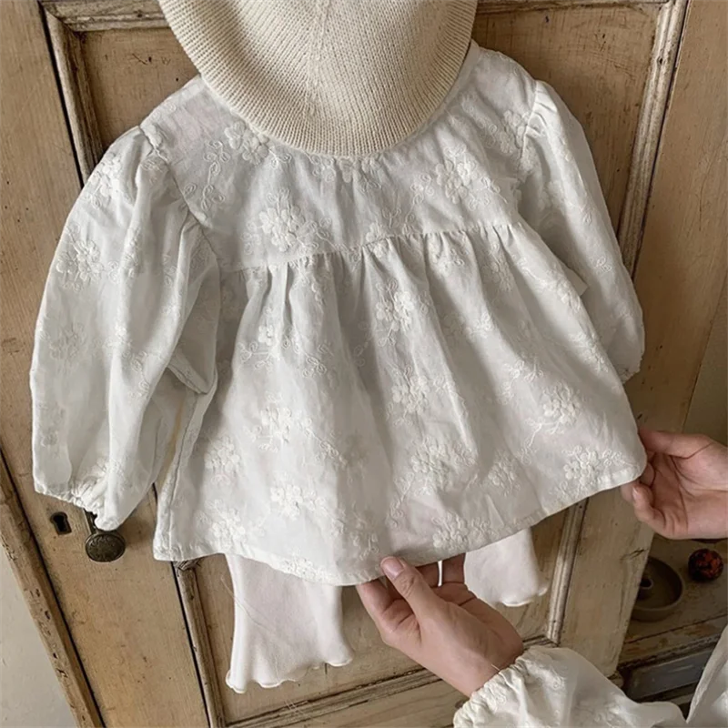 Children's Clothing Infant Baby Girl Boy Clothes 2022 Spring Fashion Lace Flowers Long Sleeve Shirt for Newborns Autumn Cotton
Children's Clothing Infant Baby Girl Boy Clothes 2022 Spring Fashion Lace Flowers Long Sleeve Shirt for Newborns Autumn Cotton
