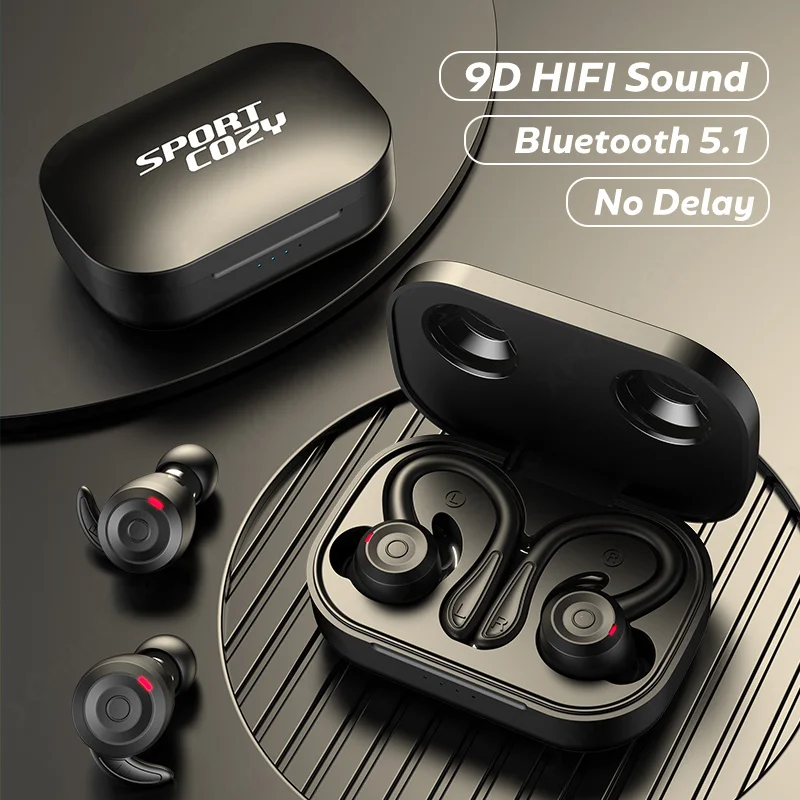 TWS Bluetooth наушники с микрофоном, беспроводные наушники с шумоподавлением, HiFi стереонаушники, IPX5 водонепроницаемые спортивные наушники
TWS Bluetooth наушники с микрофоном, беспроводные наушники с шумоподавлением, HiFi стереонаушники, IPX5 водонепроницаемые спортивные наушники