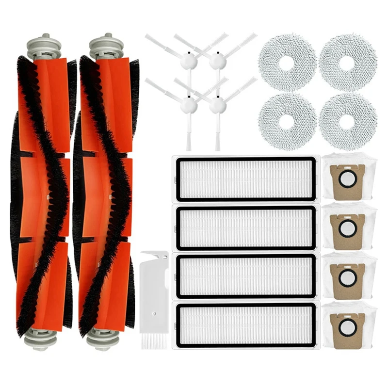 Main Side Brush Hepa Filter Mop Cloth Dust Bag Replacement Spare Parts For Xiaomi Mijia OMNI Infinite Robot Vacuum-Mop 1S B116
Main Side Brush Hepa Filter Mop Cloth Dust Bag Replacement Spare Parts For Xiaomi Mijia OMNI Infinite Robot Vacuum-Mop 1S B116