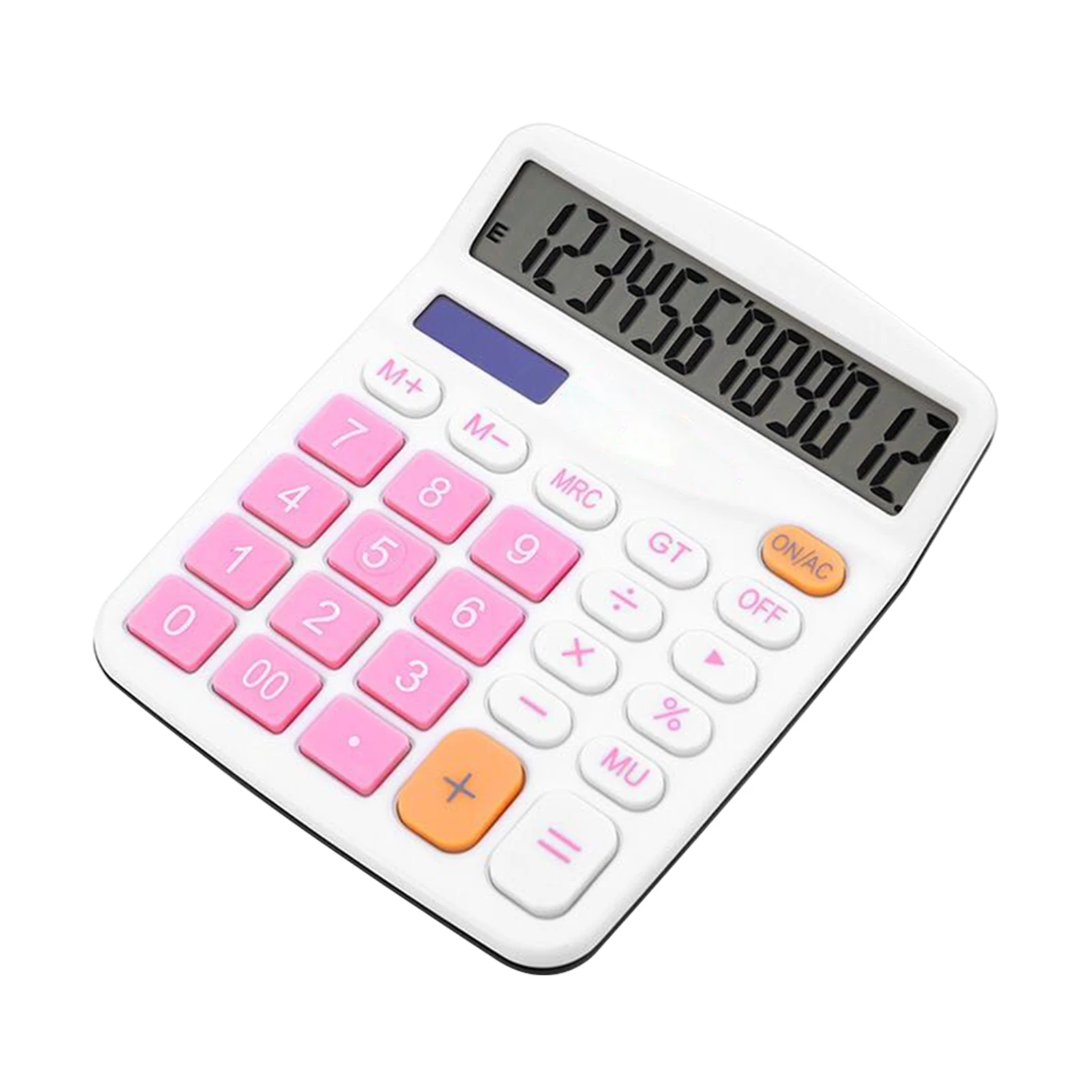 

Настольный калькулятор с большим ЖК-дисплеем и чувствительной кнопкой, 12-значный математический канцелярский калькулятор для офиса ABS, инструмент для быстрого расчета