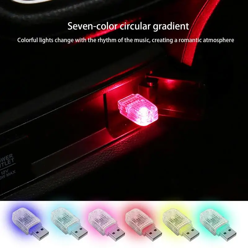 Mini USB LED Car Light Auto Colorful Decorative Ambient Lamp PC Portable Plug And Play Interior Vehicle Styling Accessories
Mini USB LED Car Light Auto Colorful Decorative Ambient Lamp PC Portable Plug And Play Interior Vehicle Styling Accessories