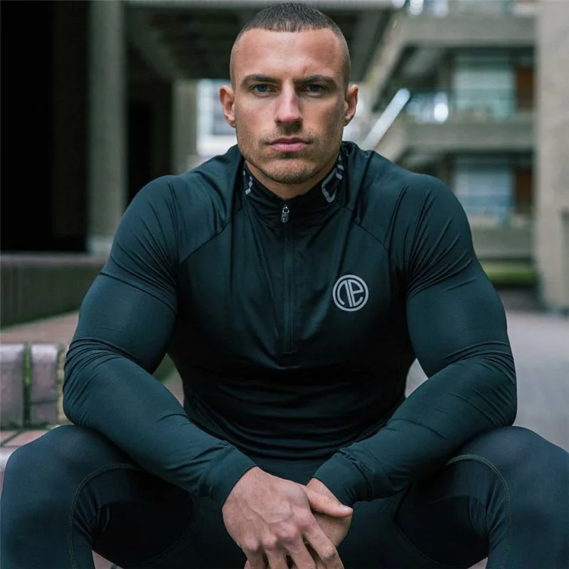 3 Pieces Set Men Long Sleeve Zipper Compression Shirts Pants Gym Men Fitness Tight T-shirt Jogging Slim Training Running Suits
3 Pieces Set Men Long Sleeve Zipper Compression Shirts Pants Gym Men Fitness Tight T-shirt Jogging Slim Training Running Suits