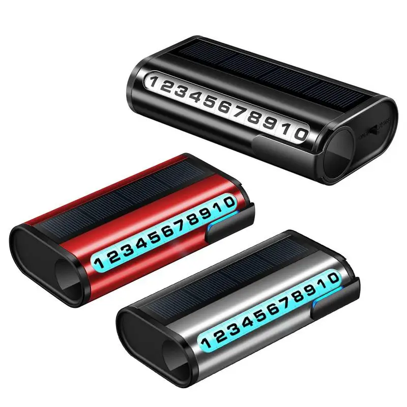 Solar LED Car Temporary Parking Card Phone Number Card Plate Telephone Number Car Park Stop Automobile Accessories Car-styling
Solar LED Car Temporary Parking Card Phone Number Card Plate Telephone Number Car Park Stop Automobile Accessories Car-styling