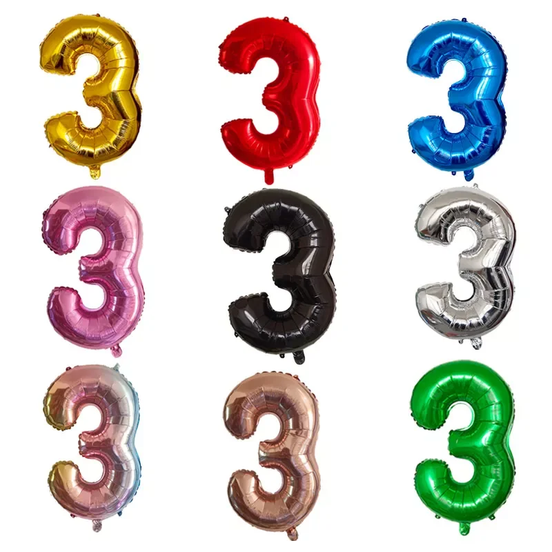 1pc 32inch Red Black Gold Sliver Green Number Foil Helium Balloons Baby Shower Adult Birthday Wedding Party Decorations Supplies 
1pc 32inch Red Black Gold Sliver Green Number Foil Helium Balloons Baby Shower Adult Birthday Wedding Party Decorations Supplies