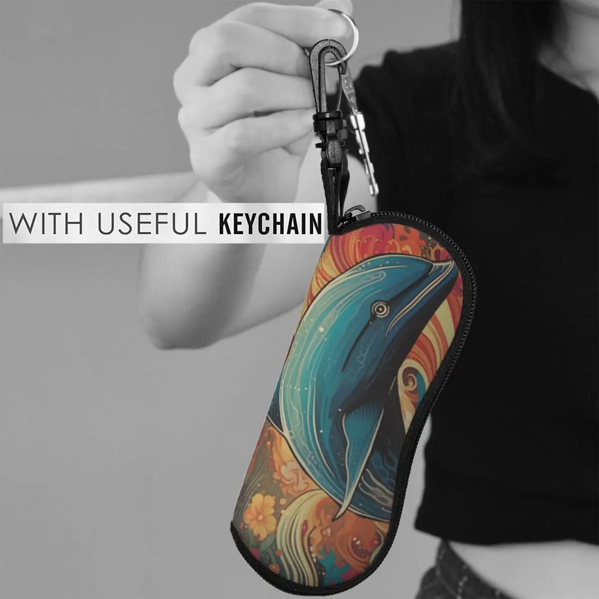 Dolphin Horizontal Glasses Case Various Styles Pocket Zip Sunglasses Pouch Cute Male Female Eyewear Accessory
Dolphin Horizontal Glasses Case Various Styles Pocket Zip Sunglasses Pouch Cute Male Female Eyewear Accessory
