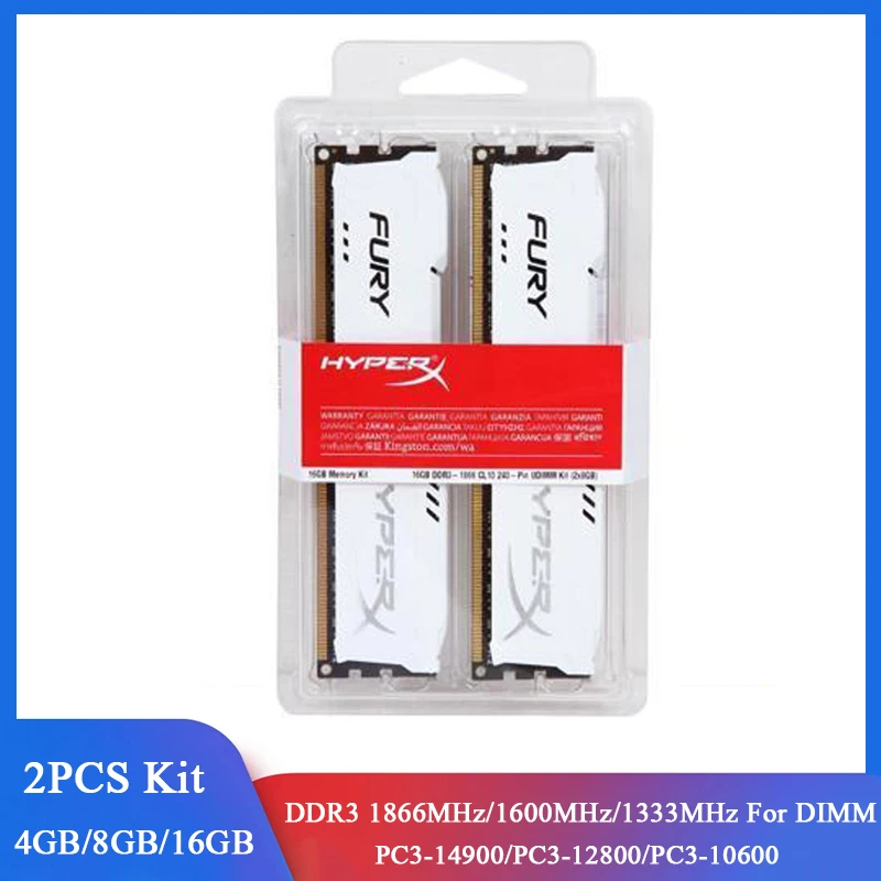Память DDR3 8 Гб 16 2x4 (2x8 ГБ) комплект ОЗУ 1866 МГц 1600 1333 для настольного компьютера |