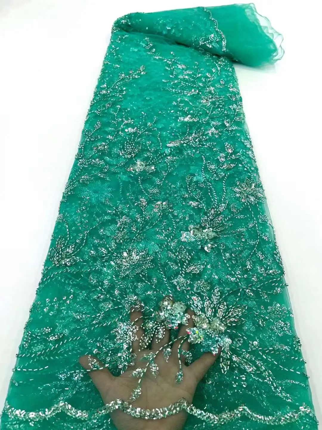 Luxury Beads Sequins Lace Handmade Fabric French Wedding Dress Latest Nigeria Embroidery Rose Red Good Price For Sewing Party
Luxury Beads Sequins Lace Handmade Fabric French Wedding Dress Latest Nigeria Embroidery Rose Red Good Price For Sewing Party