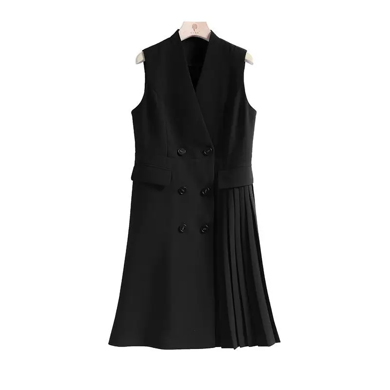 M-4XL New OL Fashion Women Suit Vest Style High Waist Elegant Office Large Size Female Tops Black Jackets Chaleco Mujer E248
M-4XL New OL Fashion Women Suit Vest Style High Waist Elegant Office Large Size Female Tops Black Jackets Chaleco Mujer E248