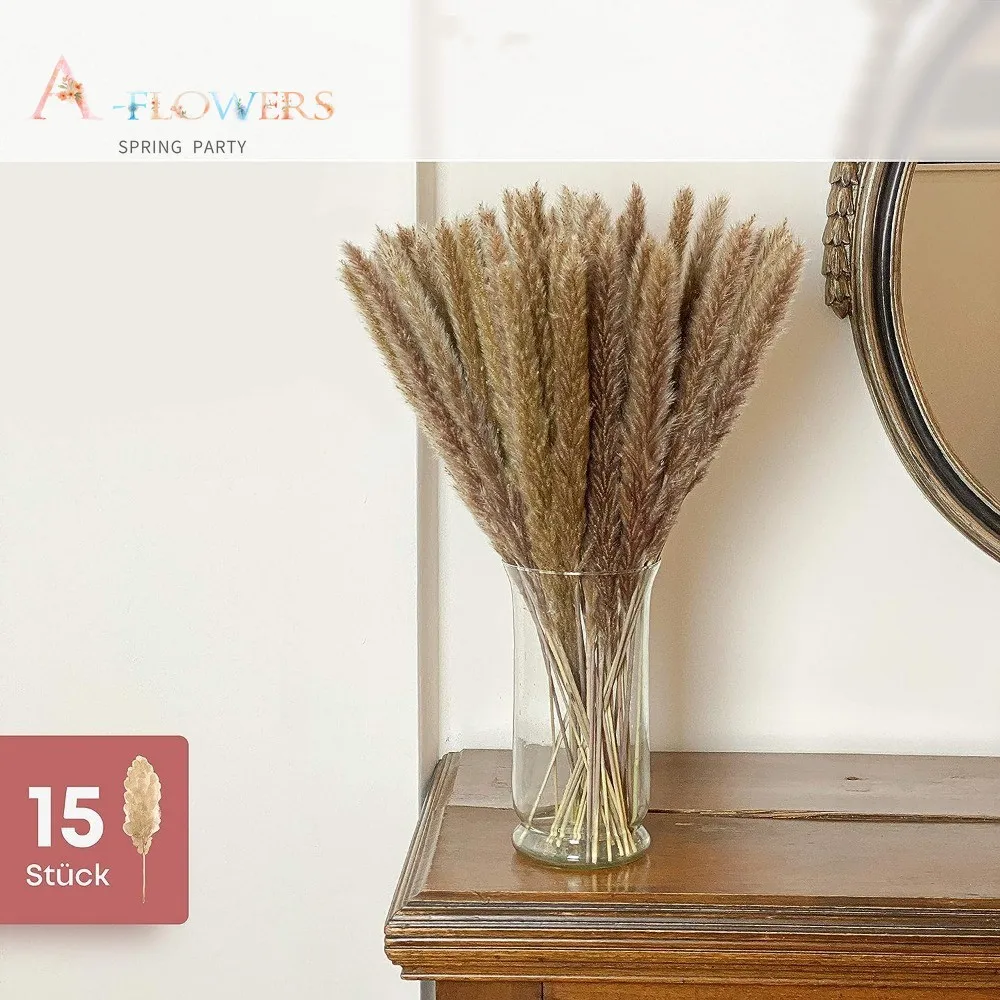 Real Pampas Grass Dried Flower Nature Reed Boho Home Decor Wedding Bouquet Table Decor Christmas Arrangements Artificial Plants
Real Pampas Grass Dried Flower Nature Reed Boho Home Decor Wedding Bouquet Table Decor Christmas Arrangements Artificial Plants
