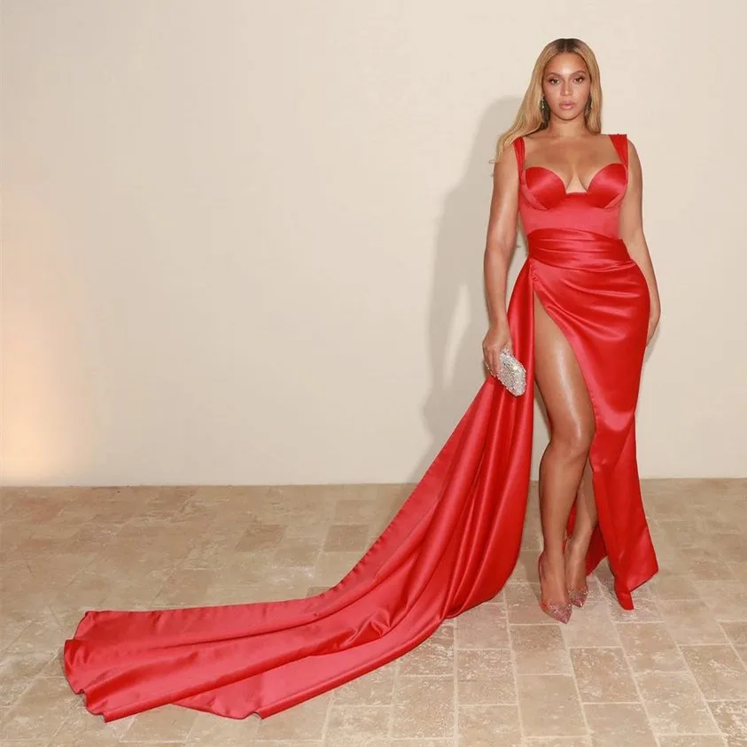 Женское атласное платье с высоким разрезом, Красное длинное вечернее платье-футляр на бретелях со шлейфом, официальное платье для выпускного вечера
Женское атласное платье с высоким разрезом, Красное длинное вечернее платье-футляр на бретелях со шлейфом, официальное платье для выпускного вечера