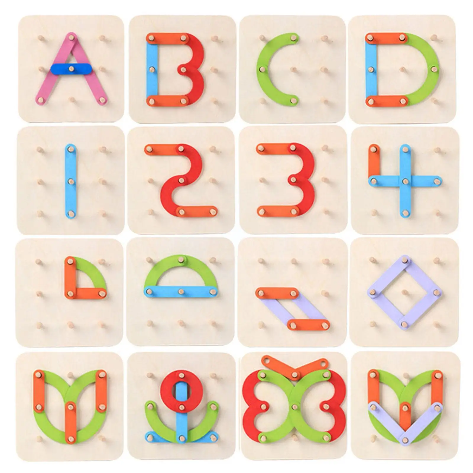 Geometric Column Set Number Alphabet English Shape Colorfiul Puzzle Kids Wooden Educational Wooden Animal DIY Toys Puzzle G W3P7
Geometric Column Set Number Alphabet English Shape Colorfiul Puzzle Kids Wooden Educational Wooden Animal DIY Toys Puzzle G W3P7