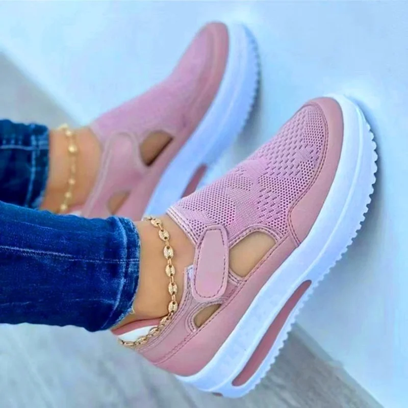 2022 New Fashion Breathable Mesh Round Toe Platform Sneakers Women Plus Size 43 Light Wedge Casual Sport Shoes Women
2022 New Fashion Breathable Mesh Round Toe Platform Sneakers Women Plus Size 43 Light Wedge Casual Sport Shoes Women