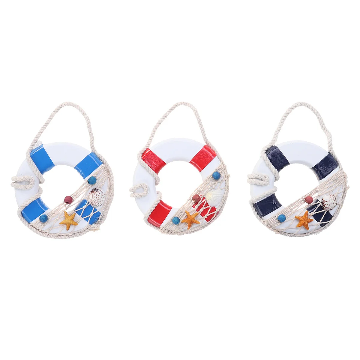 3Pcs Wooden Nautical Life Ring Wall Hanging Life Ring Mediterranean Life Ring Home Buoy Wall Wall Hanging Decoration
3Pcs Wooden Nautical Life Ring Wall Hanging Life Ring Mediterranean Life Ring Home Buoy Wall Wall Hanging Decoration