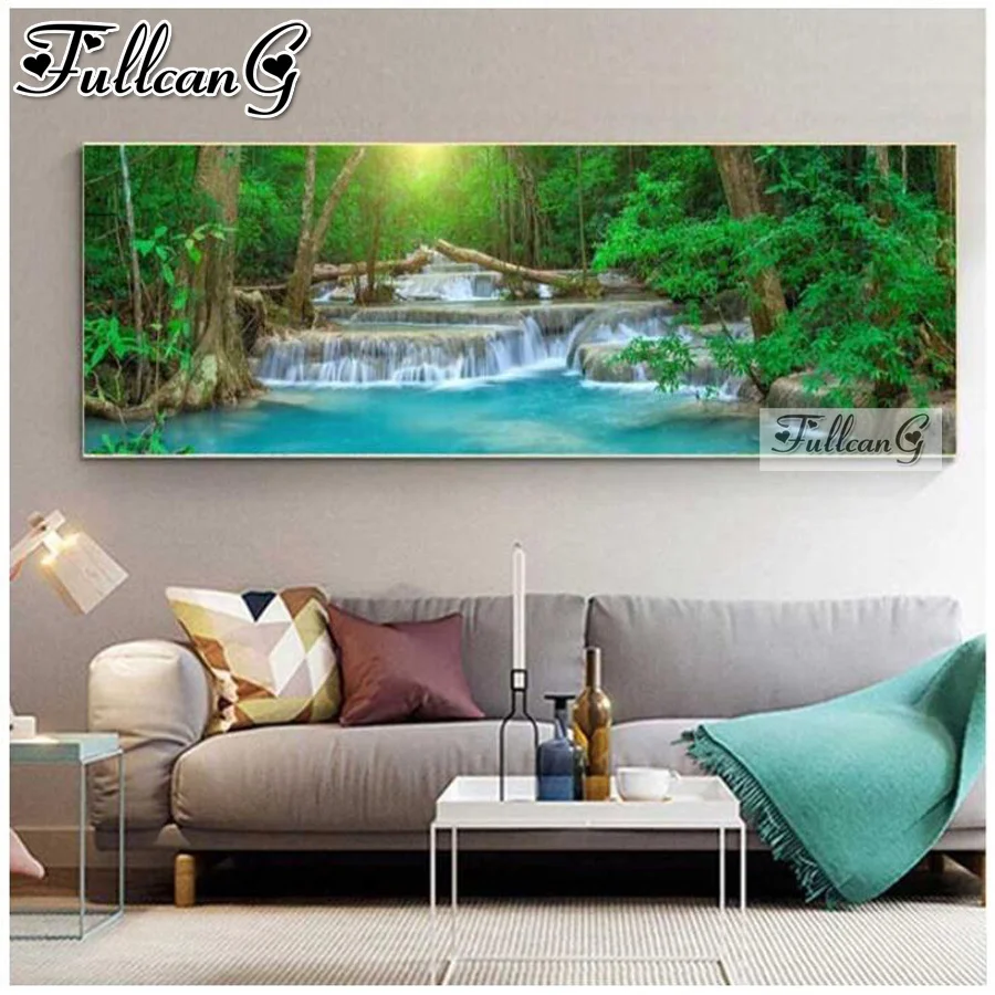 Green forest waterfall scenery 5d diy large diamond painting cross stitch full rhinestone embroidery tree home decor JX3484
Green forest waterfall scenery 5d diy large diamond painting cross stitch full rhinestone embroidery tree home decor JX3484