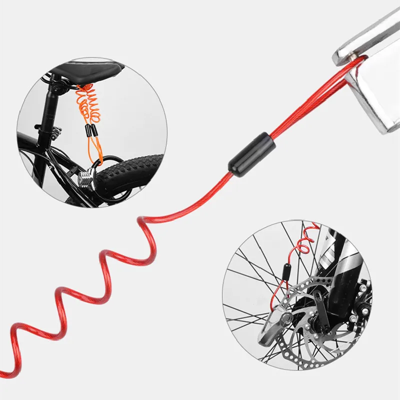 120cm Alarm Disc Lock Security Anti Thief Motorbike Motorcycle Wheel Disc Brake Alarm Lock & Bag and Reminder Spring Cable
120cm Alarm Disc Lock Security Anti Thief Motorbike Motorcycle Wheel Disc Brake Alarm Lock & Bag and Reminder Spring Cable
