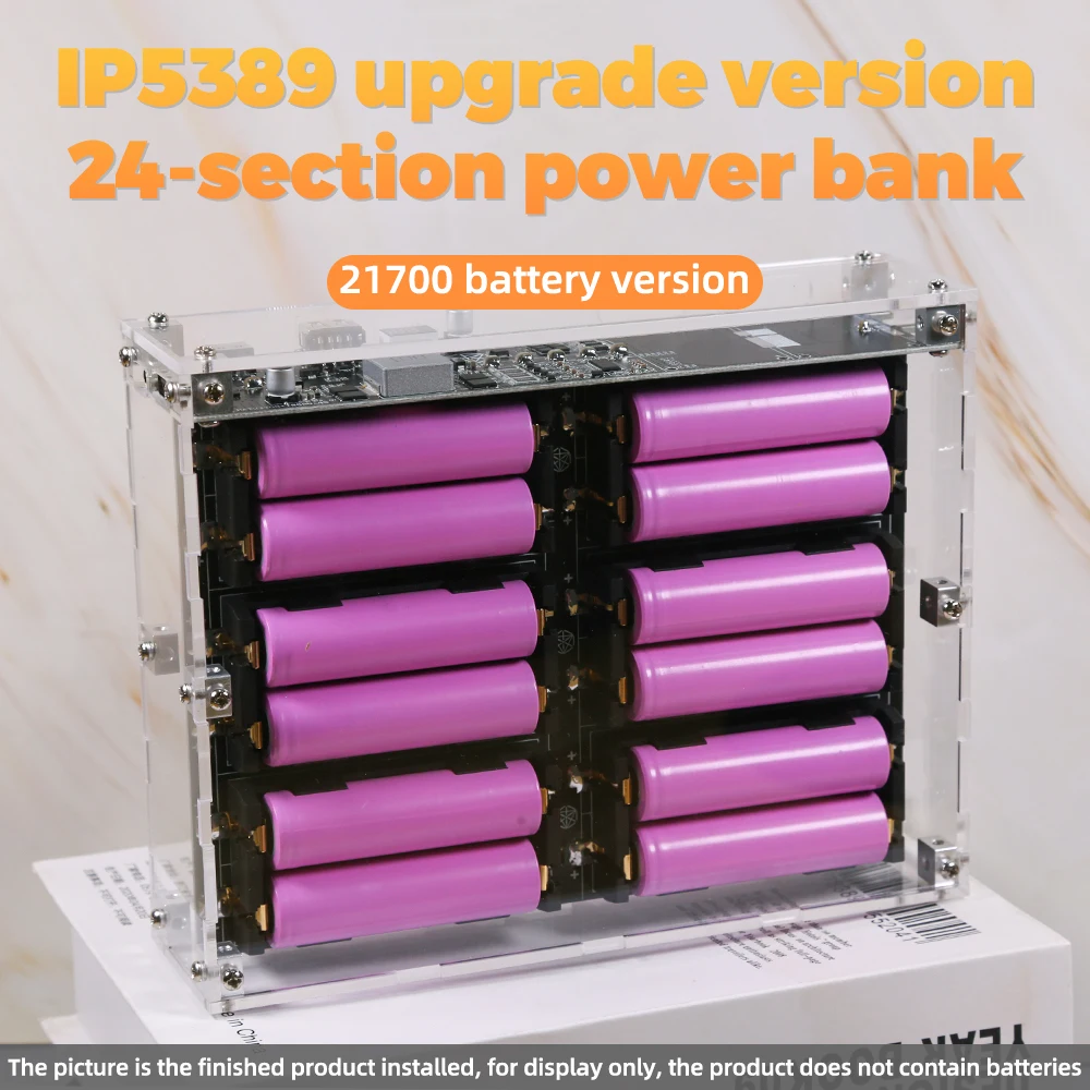 Внешний аккумулятор 24 zelle 21700 акриловый IP5389 Verbesserte Keine Kein Schweißen 100W 120W 120W 120000 W
Внешний аккумулятор 24 zelle 21700 акриловый IP5389 Verbesserte Keine Kein Schweißen 100W 120W 120W 120000 W