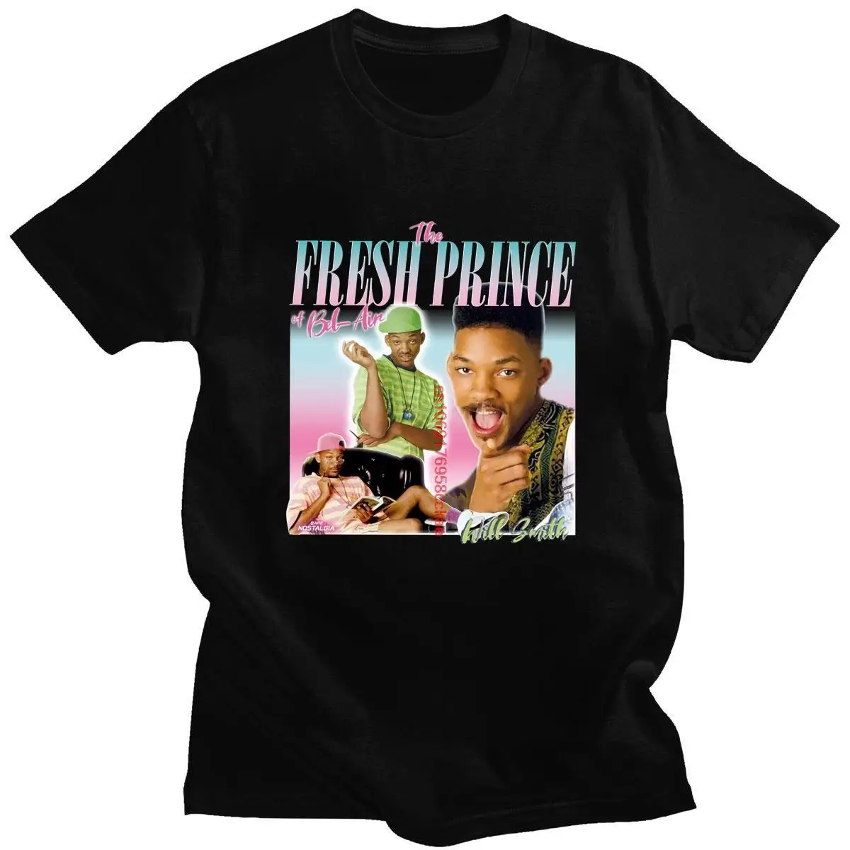 Camiseta de Príncipe de Bel Air para hombre, ropa de orgullo informal, holgada, divertida, de gran tamaño, de manga corta
Camiseta de Príncipe de Bel Air para hombre, ropa de orgullo informal, holgada, divertida, de gran tamaño, de manga corta