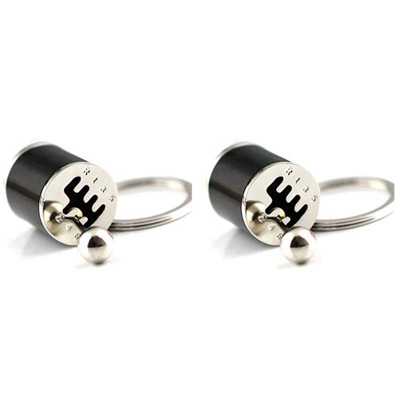 2X Creative Auto Parts Model 6-Speed Manual Transmission Shift Lever Keychain Key Ring
2X Creative Auto Parts Model 6-Speed Manual Transmission Shift Lever Keychain Key Ring