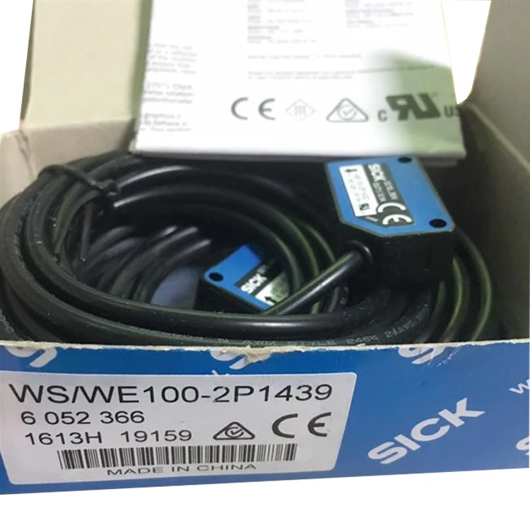 WS/WE100-2P1439 German photoelectric switch Through-beam sensor WE100-2P1432 with WS100-2D1032 Order number 6052366 P1409
WS/WE100-2P1439 German photoelectric switch Through-beam sensor WE100-2P1432 with WS100-2D1032 Order number 6052366 P1409