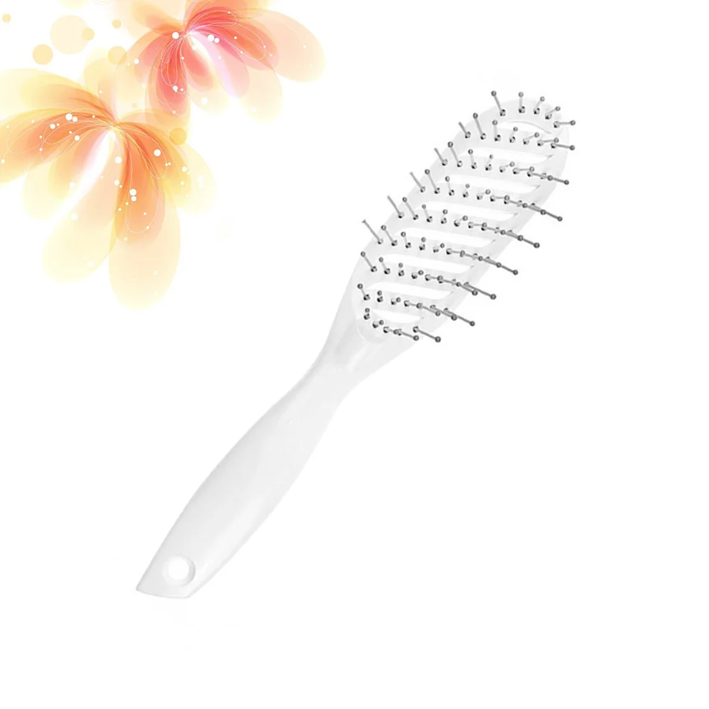 1Pc Creative Curved Shaped Massage Comb Delicate Plastic Hairdressing Styling Comb for Women Ladies Girls (White) Portable
1Pc Creative Curved Shaped Massage Comb Delicate Plastic Hairdressing Styling Comb for Women Ladies Girls (White) Portable