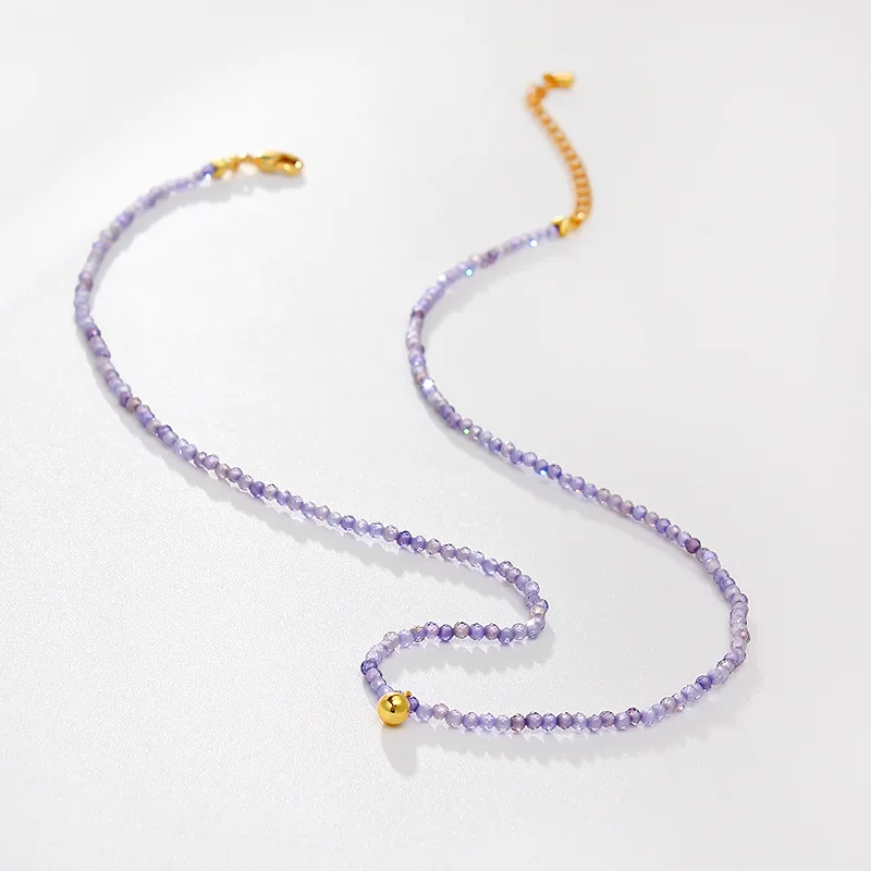 Multi faceted Shiny Zircon Beaded Necklace with Small Gold Beans and High Quality Necklace for Women's Light Luxury Collar Chain
Multi faceted Shiny Zircon Beaded Necklace with Small Gold Beans and High Quality Necklace for Women's Light Luxury Collar Chain