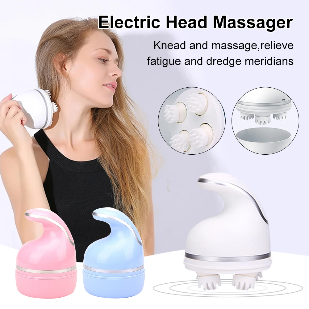 Electric Head Massager Wireless Scalp Massager With 3 Speeds Deep Tissue Shoulder Neck Head Kneading Massage Health Care
Electric Head Massager Wireless Scalp Massager With 3 Speeds Deep Tissue Shoulder Neck Head Kneading Massage Health Care