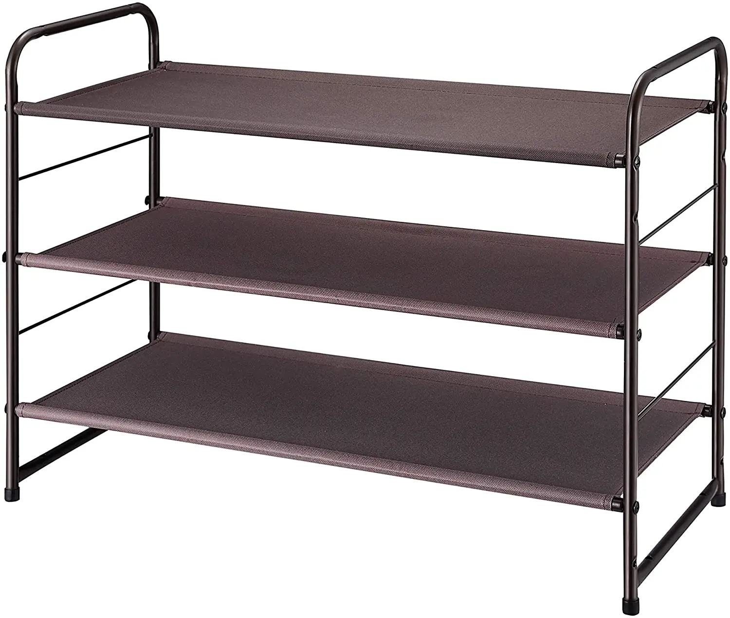 Simple Trending 3-Tier Stackable Shoe Rack, Expandable & Adjustable Fabric Shoe Shelf Storage Organizer, Bronze
Simple Trending 3-Tier Stackable Shoe Rack, Expandable & Adjustable Fabric Shoe Shelf Storage Organizer, Bronze