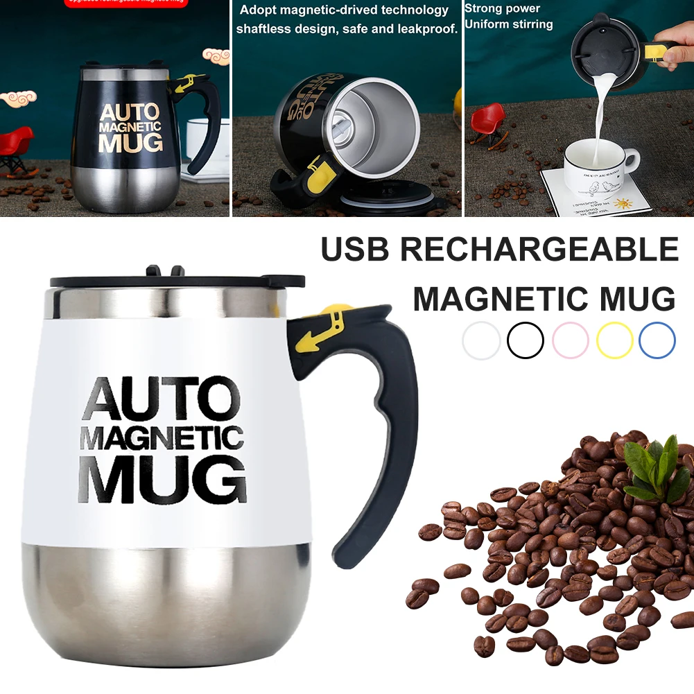 Self Stirring Magnetic Mug Stainless Steel Coffee Milk Chocolate Mixer Mixing Cup Creative Blender Smart Auto Mixer Thermal Cups
Self Stirring Magnetic Mug Stainless Steel Coffee Milk Chocolate Mixer Mixing Cup Creative Blender Smart Auto Mixer Thermal Cups
