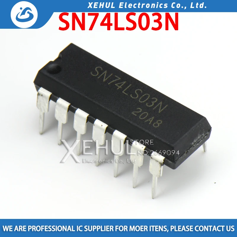 10PCS HD74LS03P DIP14 HD74LS03 74LS03P DIP SN74LS03N 74LS03N 74LS03 new and original IC
10PCS HD74LS03P DIP14 HD74LS03 74LS03P DIP SN74LS03N 74LS03N 74LS03 new and original IC
