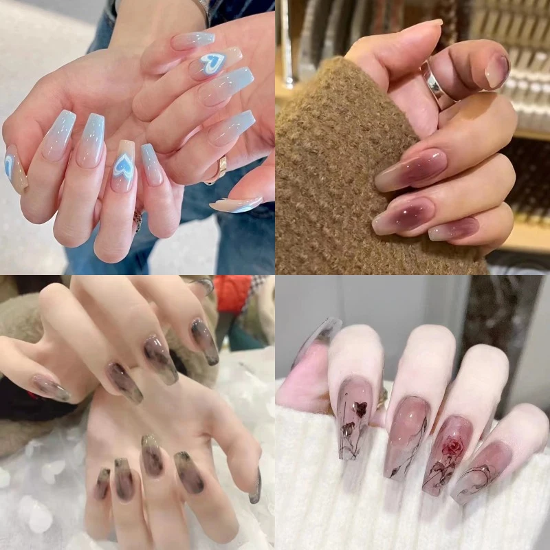 24Pcs/Set False Nail Cute Press On Nail Tips Finished Full Cover Artificial Fake Nails Seamless Removable False Nails
24Pcs/Set False Nail Cute Press On Nail Tips Finished Full Cover Artificial Fake Nails Seamless Removable False Nails