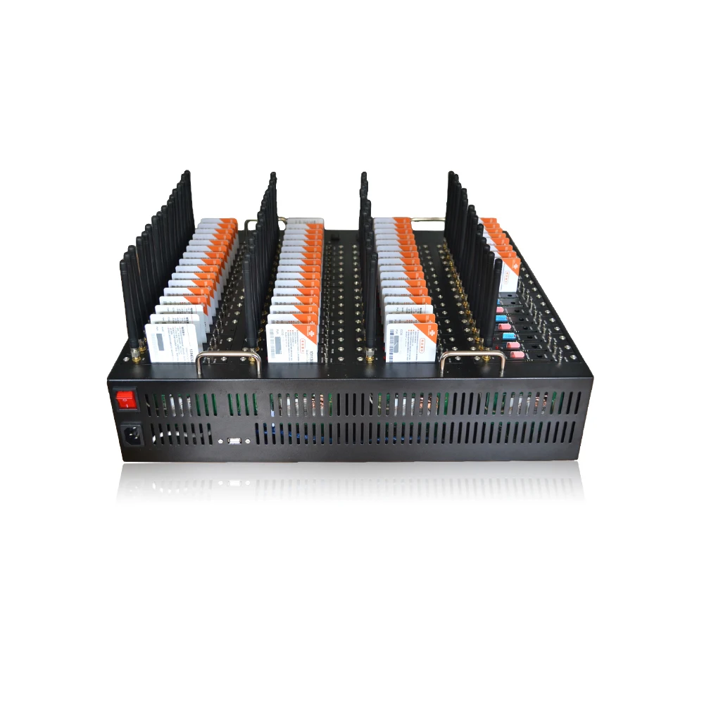 sms modem pool 64 simcard sms caster modem voip modem gateway machine 64ports
sms modem pool 64 simcard sms caster modem voip modem gateway machine 64ports