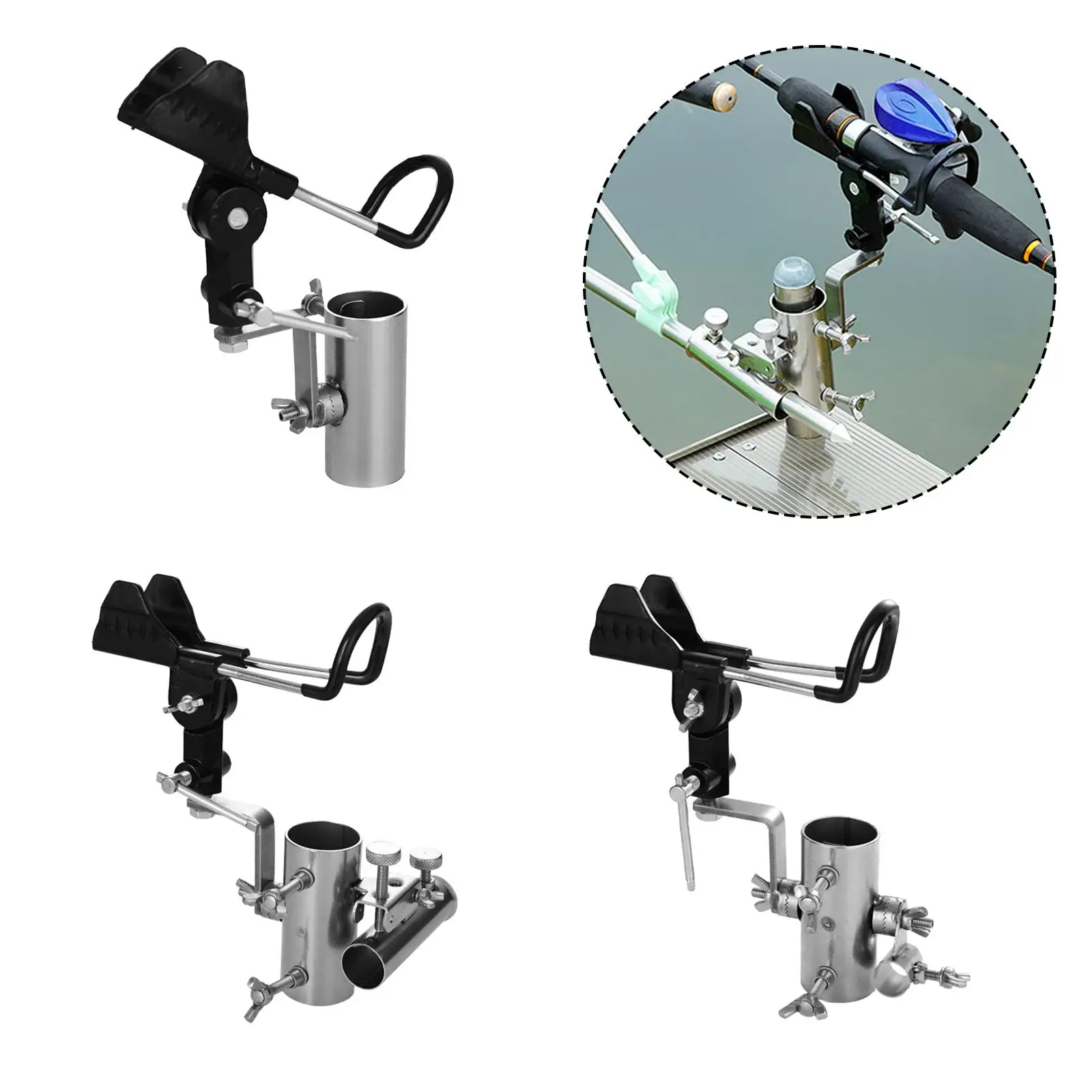 Portable Sea Fishing Pole Bracket Accessories Metal Stand Support Adjustable Fishing Rod Holder for Fishing Platform Outdoor
Portable Sea Fishing Pole Bracket Accessories Metal Stand Support Adjustable Fishing Rod Holder for Fishing Platform Outdoor