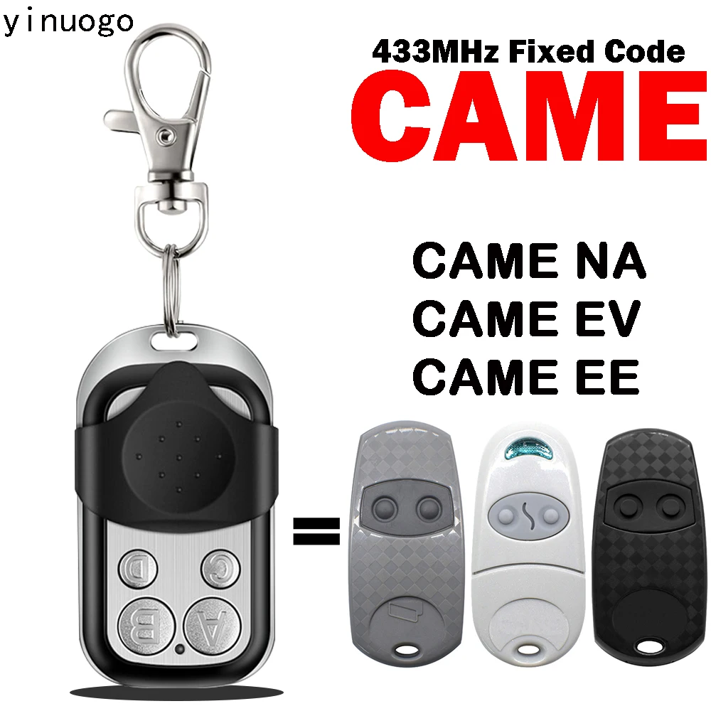 CAME NA EV EE Remote Control 433MHz Fixed Code Clone Garage Door Remote Control Gate Opener CAME Duplicator Remote Control Door
CAME NA EV EE Remote Control 433MHz Fixed Code Clone Garage Door Remote Control Gate Opener CAME Duplicator Remote Control Door