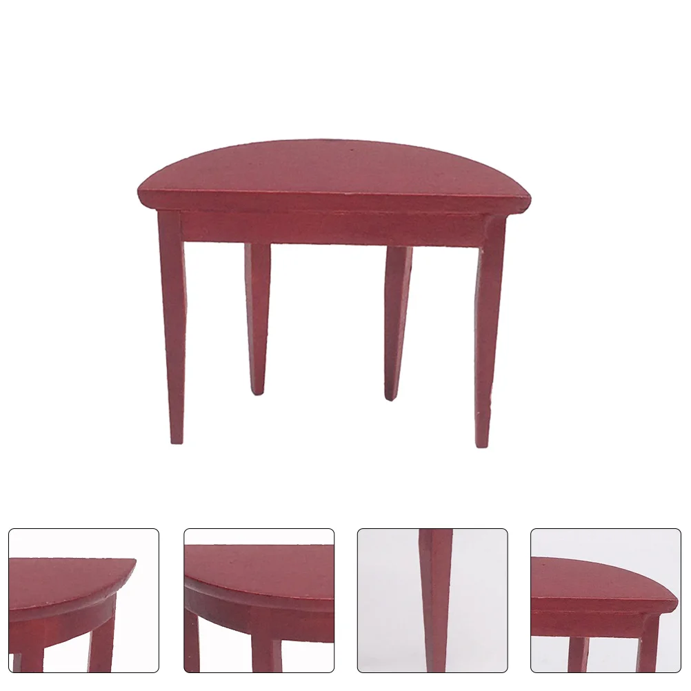 House Half Round Table Mini Ornament Mahogany Desk Office Accessories Furniture Model Home Accents Decor Wooden
House Half Round Table Mini Ornament Mahogany Desk Office Accessories Furniture Model Home Accents Decor Wooden