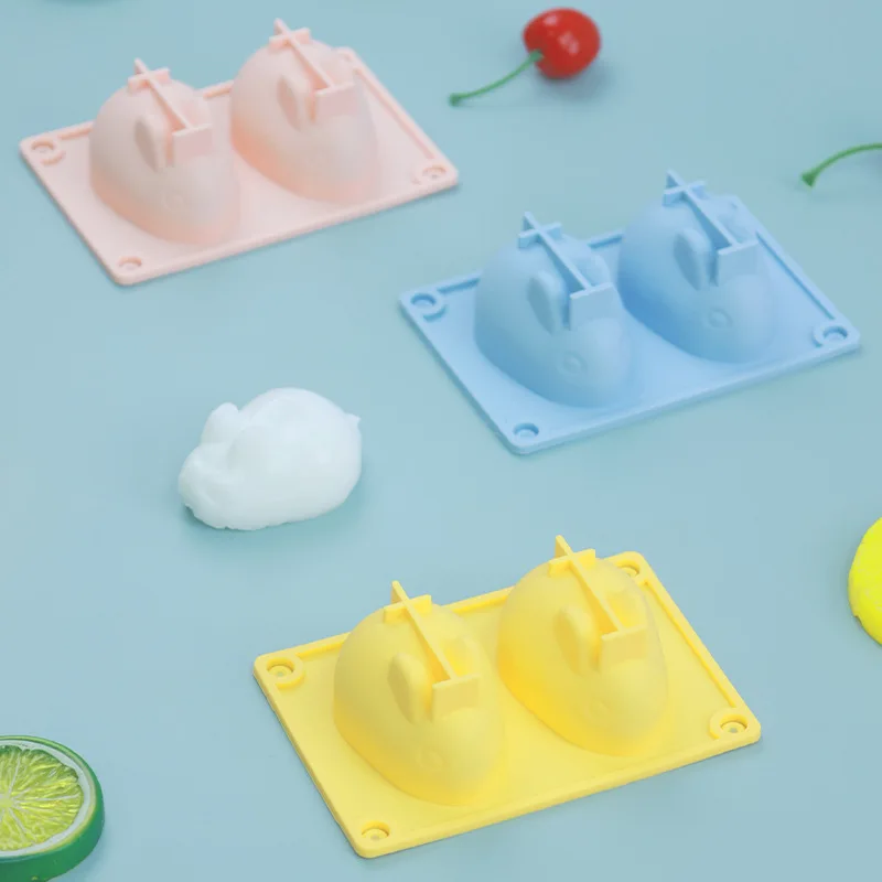 2 Cavity 3D Easter Silicone Bunny Chocolate Mold, Silicone Rabbit Mold, Easter Rabbit Bunny Baking Mould for Mousse Cake Pudding
2 Cavity 3D Easter Silicone Bunny Chocolate Mold, Silicone Rabbit Mold, Easter Rabbit Bunny Baking Mould for Mousse Cake Pudding