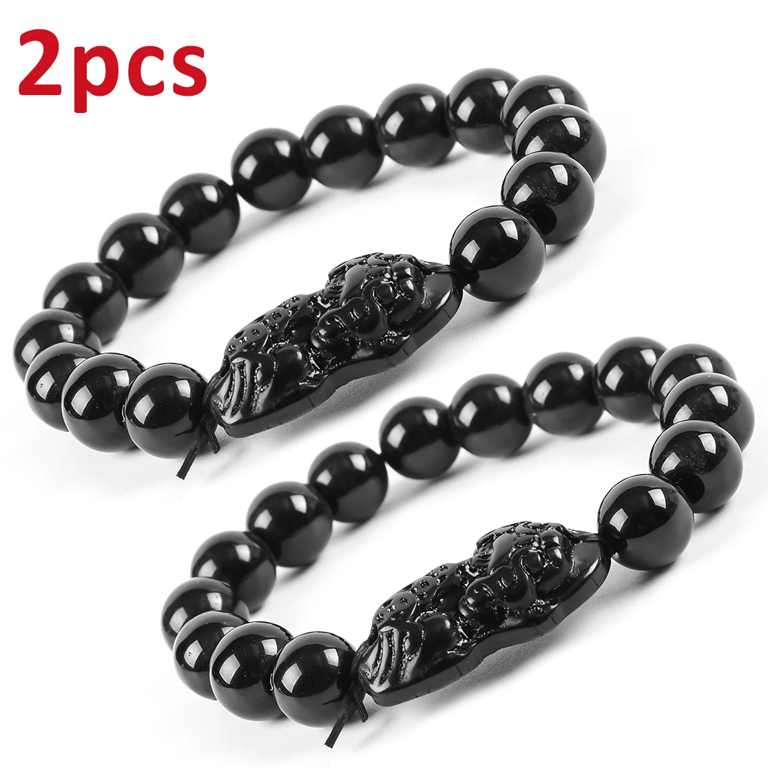 Obsidian Black Obsidian Stone Beads Bracelet Good Luck and wealth Chinese Fengshui ancient beast Men Women Bracelets
Obsidian Black Obsidian Stone Beads Bracelet Good Luck and wealth Chinese Fengshui ancient beast Men Women Bracelets