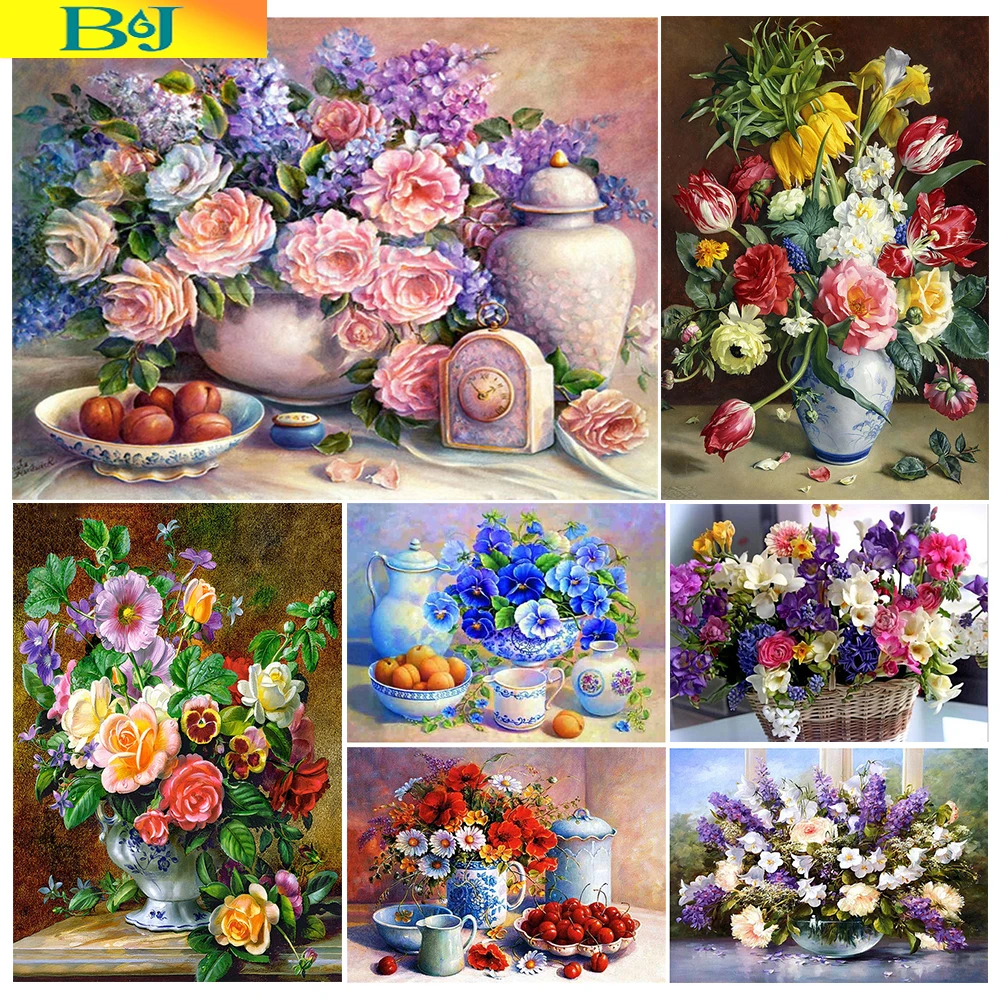 5D DIY Diamond Painting Floral Landscape Full Circle Cross Diamond Embroidery Rhinestone Mosaic Palace Style Home Decor Gift
5D DIY Diamond Painting Floral Landscape Full Circle Cross Diamond Embroidery Rhinestone Mosaic Palace Style Home Decor Gift
