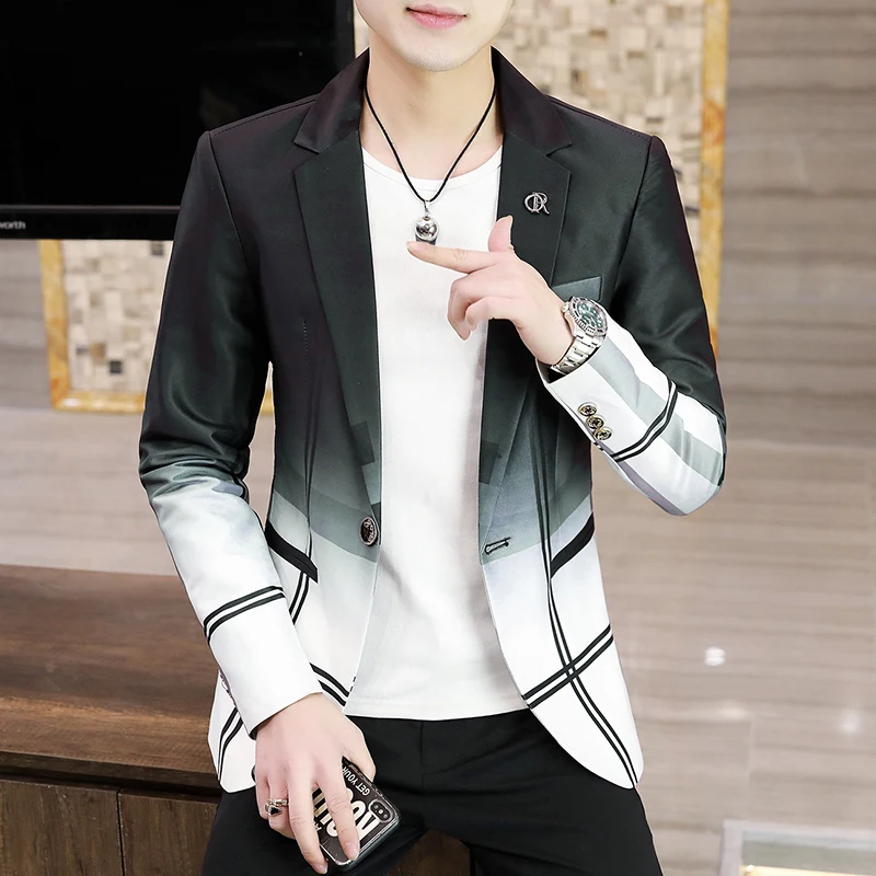 Brand Suit Jacket Fashion Print Men Blazer 2022 Spring Mens Slim Fit Casual Blazer Homme Coat Hip Hop Singer Flower Blazer
Brand Suit Jacket Fashion Print Men Blazer 2022 Spring Mens Slim Fit Casual Blazer Homme Coat Hip Hop Singer Flower Blazer