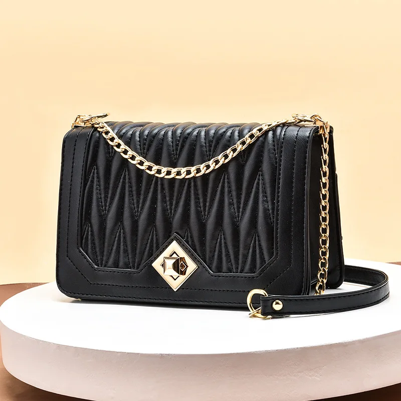 New fashion women's bag soft leather small square bag retro tide ladies bag shoulder crossbody bag rhombic chain bag
New fashion women's bag soft leather small square bag retro tide ladies bag shoulder crossbody bag rhombic chain bag