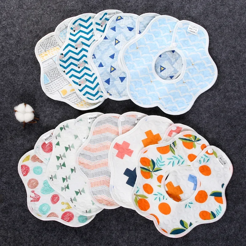 Waterproof Baby Feeding Bibs 360 Degree Petal Infants Cute Cotton Yarn Saliva Towel Newborn Toddler Soft Burp Cloth For Kids Bib
Waterproof Baby Feeding Bibs 360 Degree Petal Infants Cute Cotton Yarn Saliva Towel Newborn Toddler Soft Burp Cloth For Kids Bib