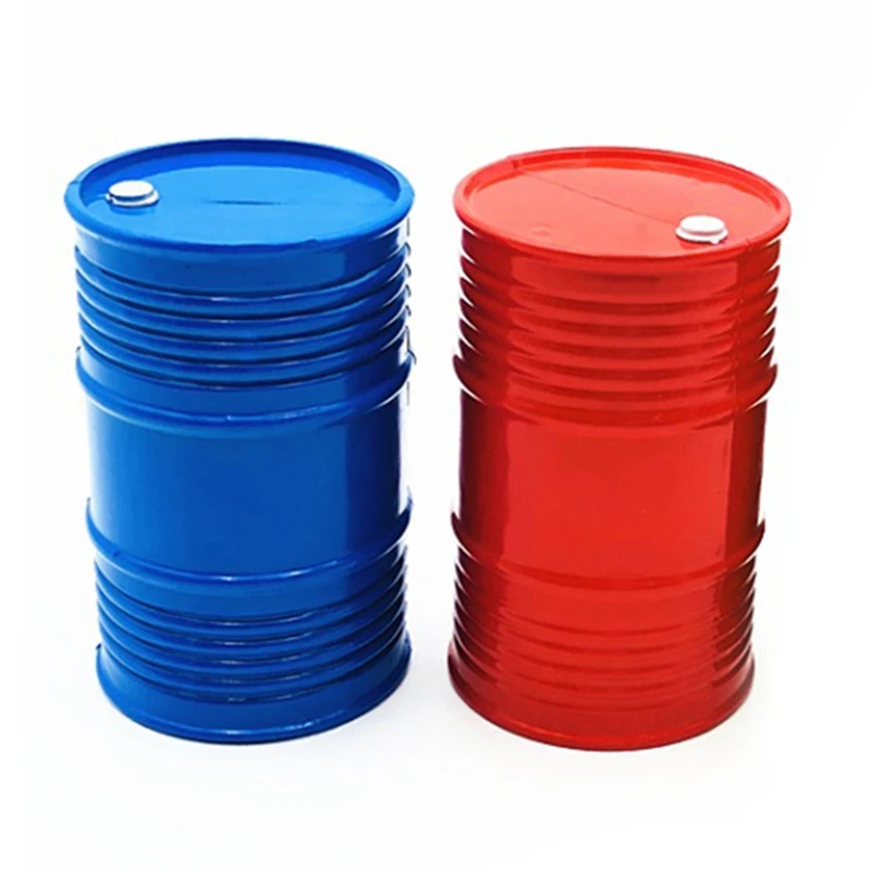 2 Pcs 1:10 Rc Crawler Accessories Oil Drum Fuel Tank Container For Axial Scx10 6.12, Red & Blue
2 Pcs 1:10 Rc Crawler Accessories Oil Drum Fuel Tank Container For Axial Scx10 6.12, Red & Blue