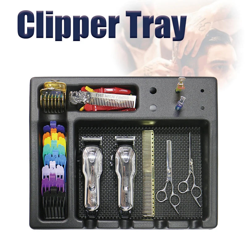 Salon Barber Clipper Tray Multifunctional Scissor Accessories Anti-slip Rack Hairdressing Scissors Comb Storage Box Tool Holder
Salon Barber Clipper Tray Multifunctional Scissor Accessories Anti-slip Rack Hairdressing Scissors Comb Storage Box Tool Holder