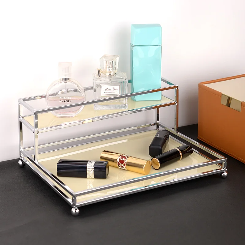 Shelf Home Double-layer Style Bathroom Bedroom Rack Luxury Ins Appliance Decorating Makeup Acrylic Storage Organizer Makeup
Shelf Home Double-layer Style Bathroom Bedroom Rack Luxury Ins Appliance Decorating Makeup Acrylic Storage Organizer Makeup