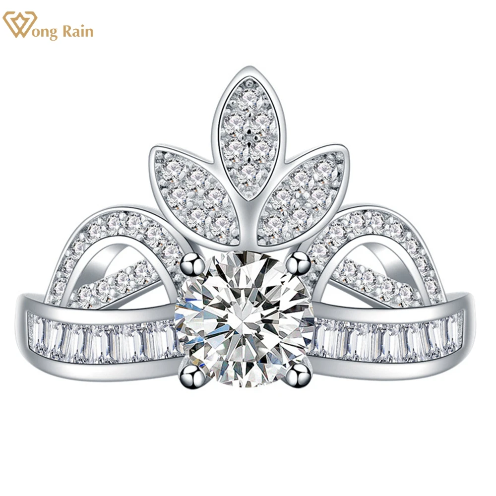 Wong Rain, 18 К, позолота, серебро 925 пробы, корона, высокоуглеродный алмаз, драгоценный камень, ювелирные украшения, романтичное женское кольцо, П...
Wong Rain, 18 К, позолота, серебро 925 пробы, корона, высокоуглеродный алмаз, драгоценный камень, ювелирные украшения, романтичное женское кольцо, П...