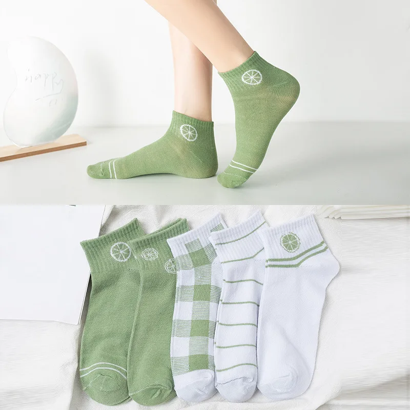 Summer Shallow Mouth Lime Green Breathable Girl Socks Ladies Small Fresh Sports Low-top Women's Casual Invisible Cotton Socks
Summer Shallow Mouth Lime Green Breathable Girl Socks Ladies Small Fresh Sports Low-top Women's Casual Invisible Cotton Socks