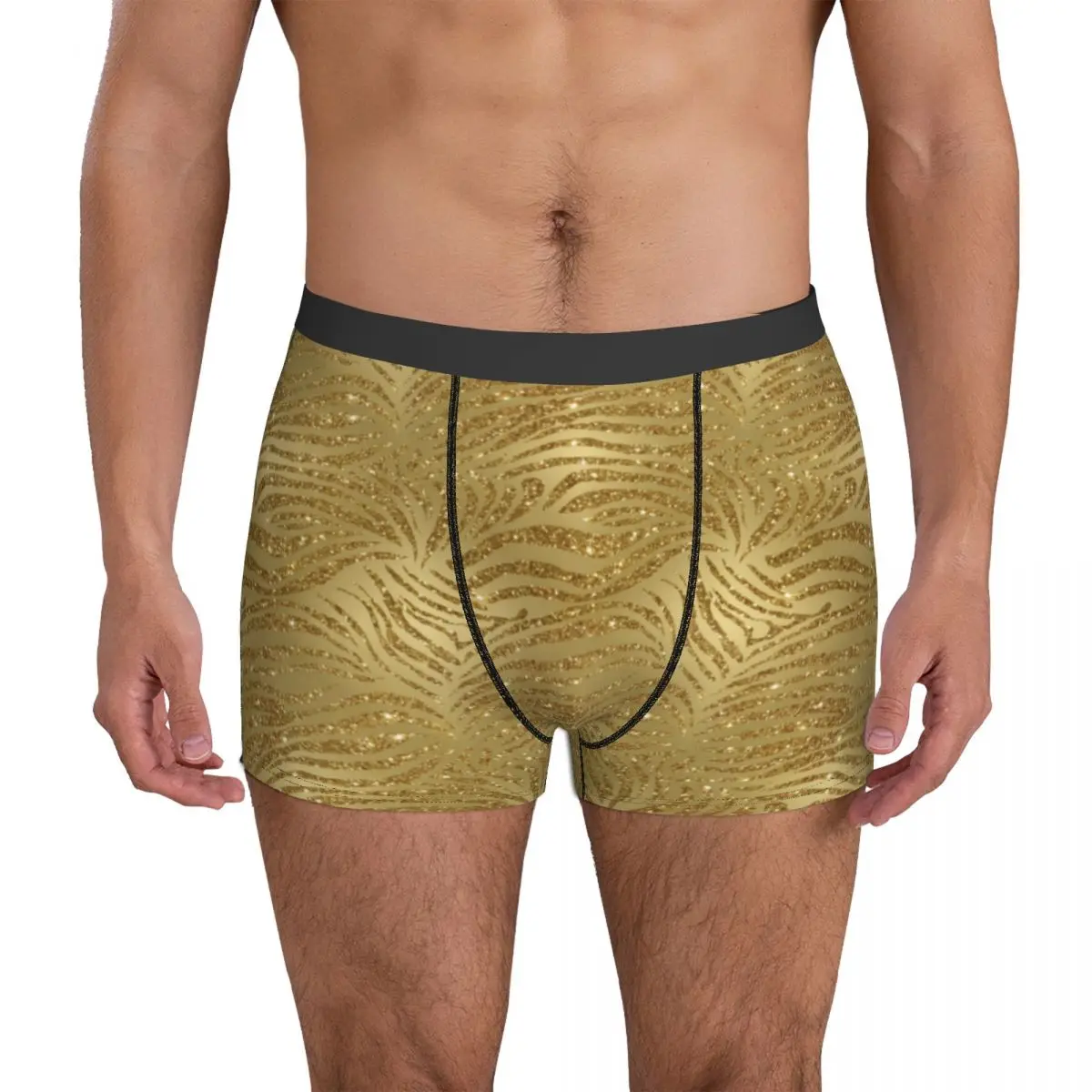 Sparkle Tiger Print Underwear Gold Glitter Stripes Men Shorts Briefs Classic Boxershorts Hot Printed Oversize Underpants
Sparkle Tiger Print Underwear Gold Glitter Stripes Men Shorts Briefs Classic Boxershorts Hot Printed Oversize Underpants