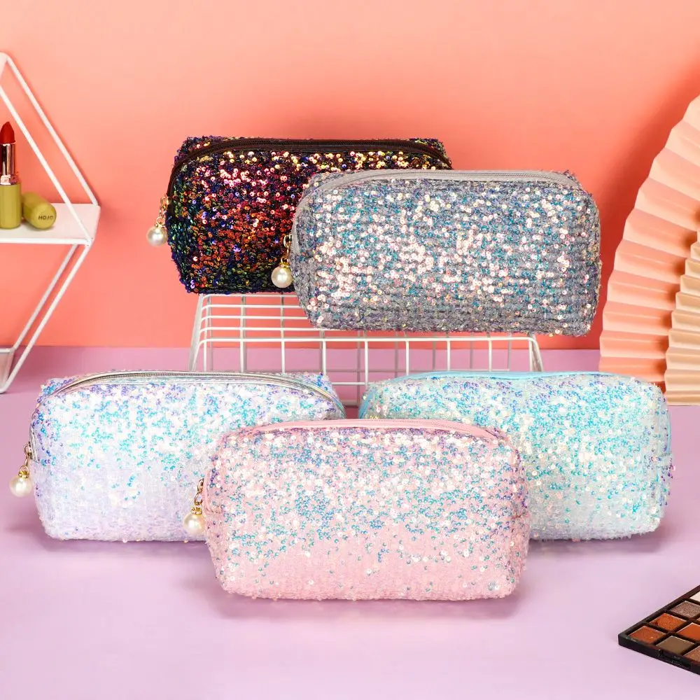 Laser Glitter Bag Double Color Mermaid Bag Sequin Makeup Bag Zipper Pouch Pen Bag Cosmetic Storage Bag Women Wash Toiletry Bag
Laser Glitter Bag Double Color Mermaid Bag Sequin Makeup Bag Zipper Pouch Pen Bag Cosmetic Storage Bag Women Wash Toiletry Bag
