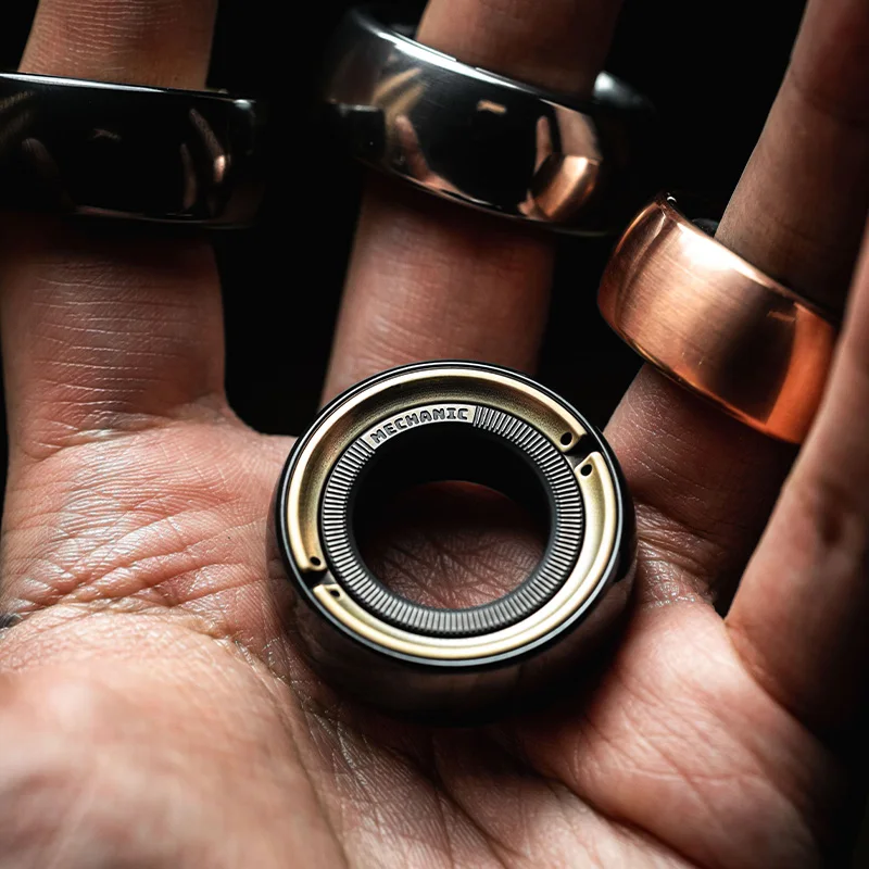 Mechanic C Paragraph Ring Fingertip Gyro Ratchet Portable Toy Decompression Black Technology Edc
Mechanic C Paragraph Ring Fingertip Gyro Ratchet Portable Toy Decompression Black Technology Edc