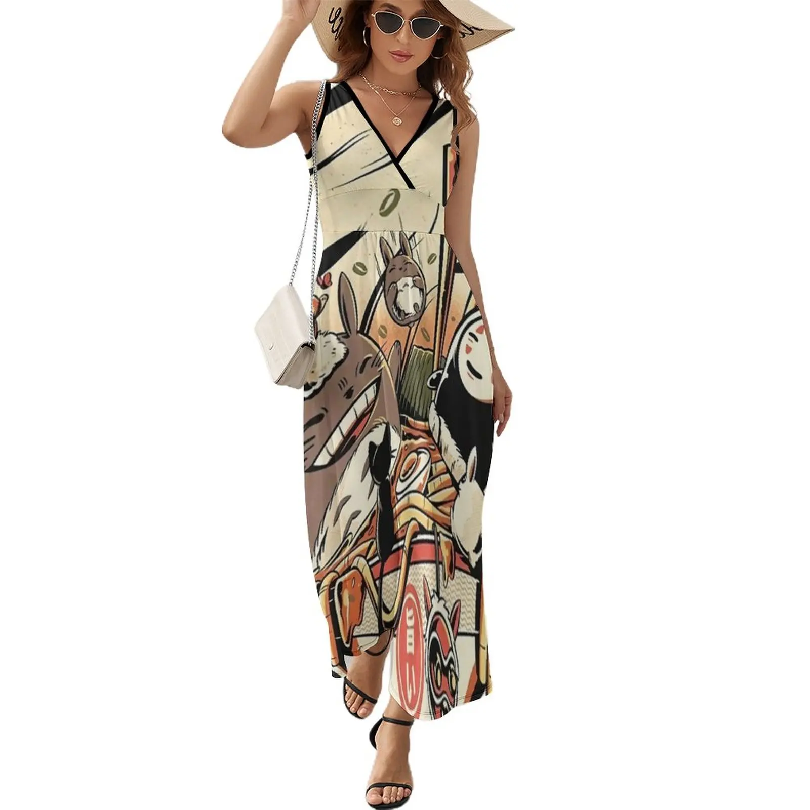Spirited Away Japanese Anime Dress Noodle Love Party Maxi Dress Street Wear Bohemia Long Dresses Women Print Oversize Clothing
Spirited Away Japanese Anime Dress Noodle Love Party Maxi Dress Street Wear Bohemia Long Dresses Women Print Oversize Clothing