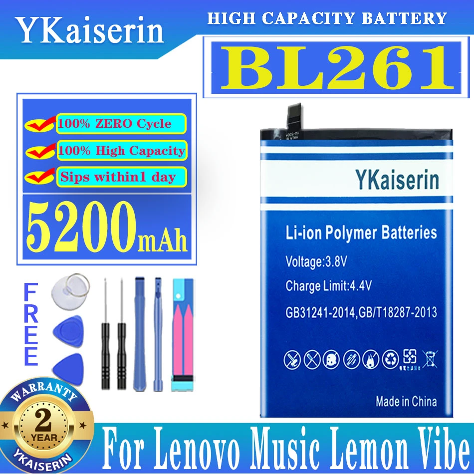 BL287 BL261 Battery for Lenovo Vibe K5 Note Lemon A7020a40 A7020a48 K52t38 K52e78/K5 Note L38012 / K9 Note 6.0 Battery Bateria
BL287 BL261 Battery for Lenovo Vibe K5 Note Lemon A7020a40 A7020a48 K52t38 K52e78/K5 Note L38012 / K9 Note 6.0 Battery Bateria